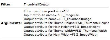 Filter Configuration